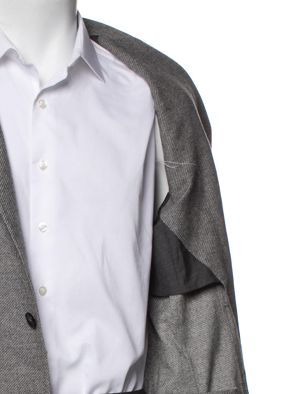 Zegna Wool Printed Coat